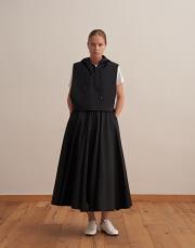 fermuarlı şişme yelek siyah 4