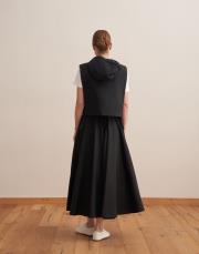 fermuarlı şişme yelek siyah 5