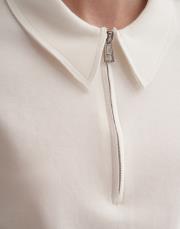 fermuarlı sweatshirt ekru 8