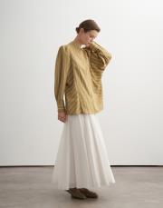 kol detaylı çizgili gömlek yeşil 3