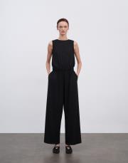 sırtı çapraz rayon tulum siyah 2