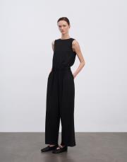 sırtı çapraz rayon tulum siyah 3