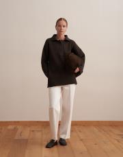 polo yaka triko kazak kahverengi