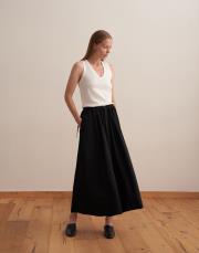 beli ayarlanabilir etek pantolon siyah 2