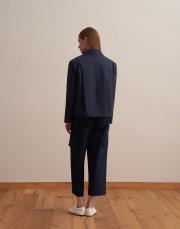 kargo cepli bol pantolon lacivert 7