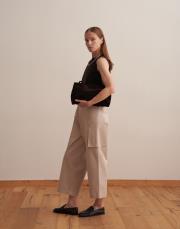 kargo cepli bol pantolon bej 6