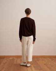 kargo cepli bol pantolon ekru 3