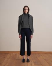 balıkçı yaka triko kazak antrasit