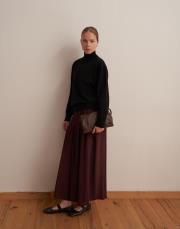 balıkçı yaka triko kazak siyah