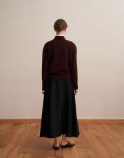 balıkçı yaka triko kazak bordo 6