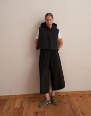 %100 pamuk bol kesim pantolon siyah