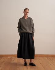 %100 pamuk balon etek siyah