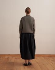 fermuarlı pamuk triko hırka kurşun  3