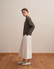 fermuarlı pamuk triko hırka kurşun  6