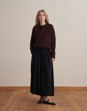 fermuarlı pamuk triko hırka burgonya 5