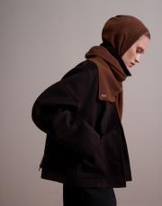 yün karışımlı triko atkı tarçın 2