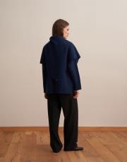 yün karışımlı triko atkı lacivert 3