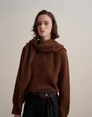 yün karışımlı triko hırka tarçın 7