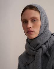 yün karışımlı triko bere gri 2