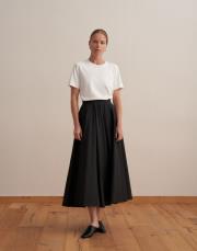 kesik detaylı teknik etek siyah 2