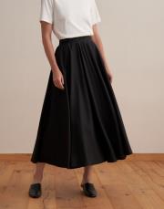 kesik detaylı teknik etek siyah 6