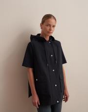 kapüşonlu spor yelek lacivert 5