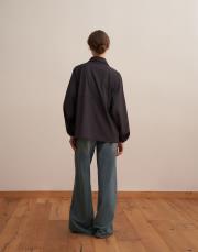 fermuarlı yüksek yaka teknik sweatshirt antrasit 4