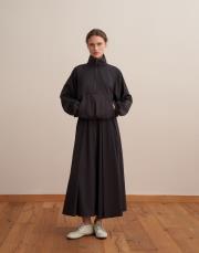 fermuarlı yüksek yaka teknik sweatshirt antrasit 7