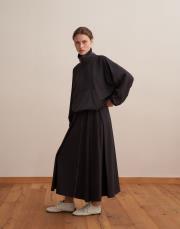 fermuarlı yüksek yaka teknik sweatshirt antrasit 8