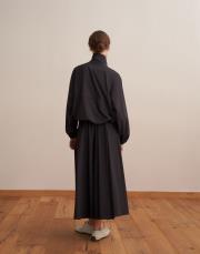 fermuarlı yüksek yaka teknik sweatshirt antrasit 9