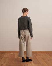 %100 koton straight pantolon çağla yeşili 3