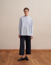 %100 koton straight pantolon lacivert