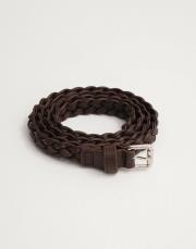 el örgüsü deri kemer acı kahve 2