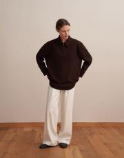 fermuarlı sweatshirt kahverengi