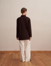 fermuarlı sweatshirt kahverengi 3