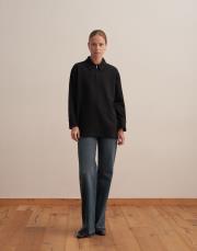 fermuarlı sweatshirt siyah