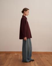 fermuarlı sweatshirt bordo 2