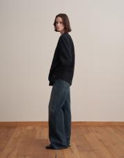 asimetrik kapaklı blazer lacivert 3