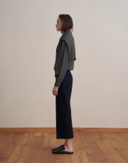 yüksek bel crop pantolon lacivert 3