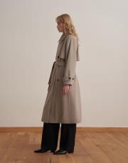 vatkalı yün palto bej 5