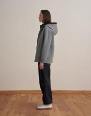 fermuarlı puf scuba sweatshirt gri 3