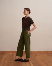 v yaka kısa kollu triko kazak kahverengi 6