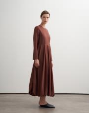 balon etekli teknik elbise gül kurusu 2