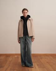 çıtçıt kapamalı kapitone yelek siyah 5