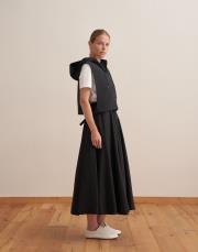 fermuarlı şişme yelek siyah 2