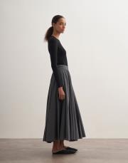 parçalı koton etek antrasit 3
