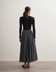 parçalı koton etek antrasit 4