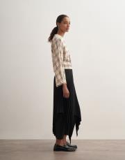 organik pamuk ekose bluz bej 4