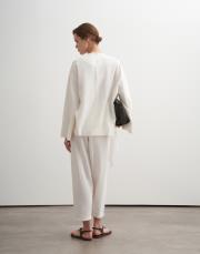 keten basic bluz ekru 4