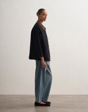 kancalı organik koton ceket lacivert 3